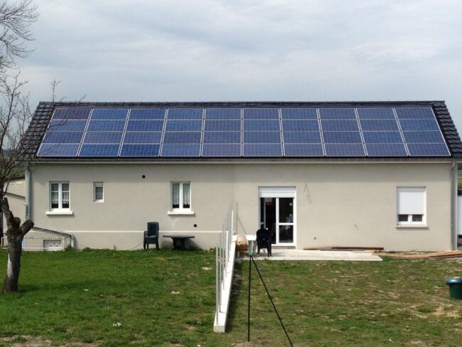 Installation photovoltaïque sur toiture