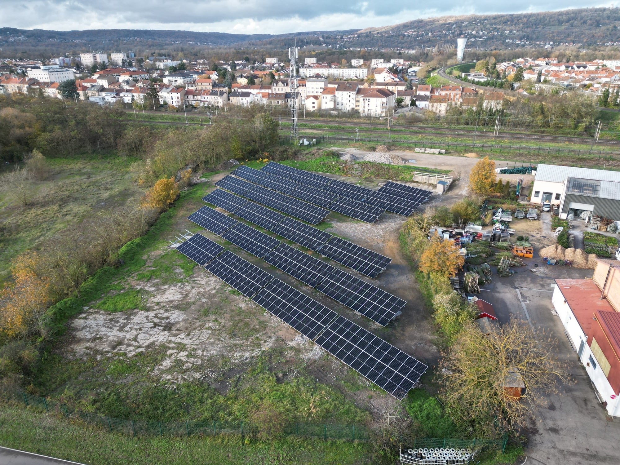 Centrale solaire photovoltaïque en autoconsommation collective à Montigny-lès-Metz en Moselle